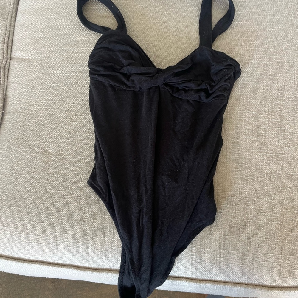 Black Abercrombie Bodysuit